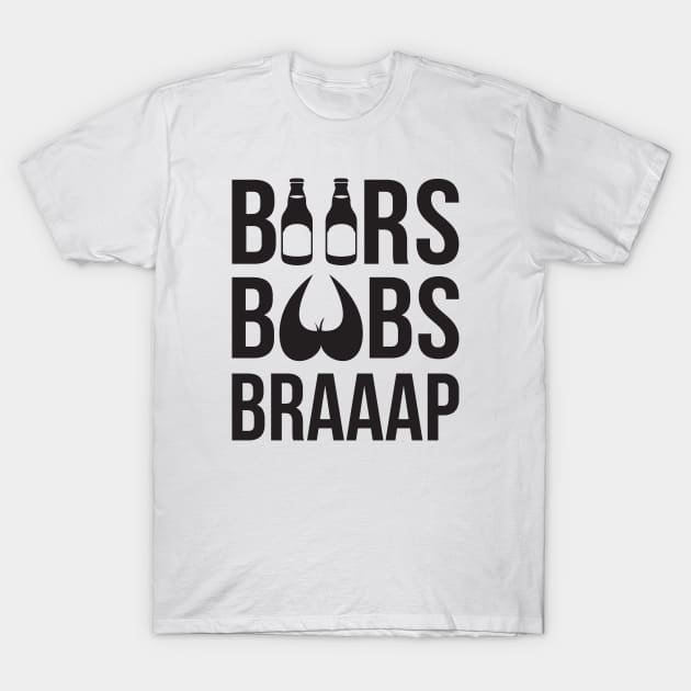 Beer Boobs Braaap T-Shirt by Dirt Bike Gear